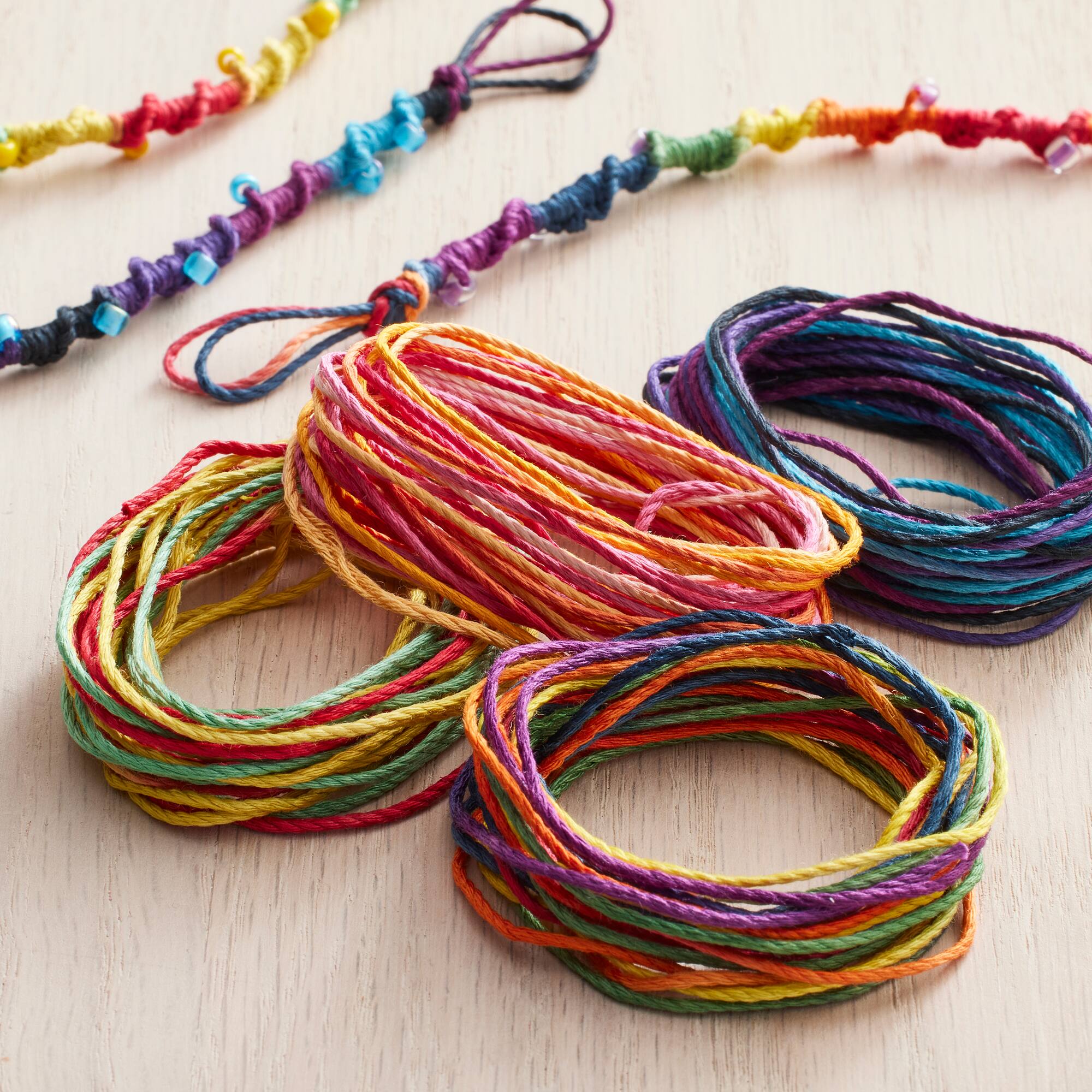6 Packs: 4 ct. (24 total) Variegated Bamboo Cording by Bead Landing™
